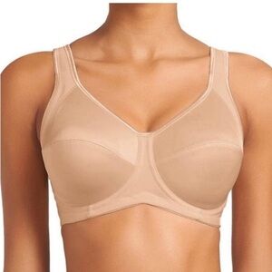 Freya Active NWT Core Underwire Supportive Sports Bra Tan Cream 36J Workout Gym